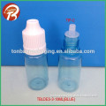 10ml plastic blue PET e liquid bottles with stubby nozzle TBLDES-3-10ml